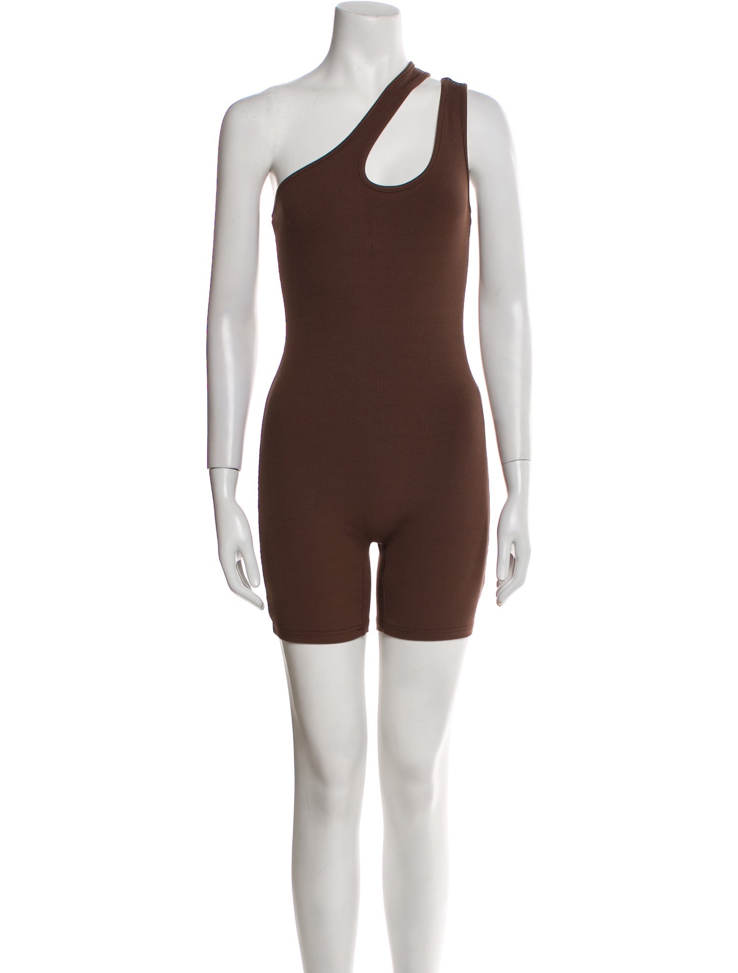 Bumpsuit One-Shoulder Romper