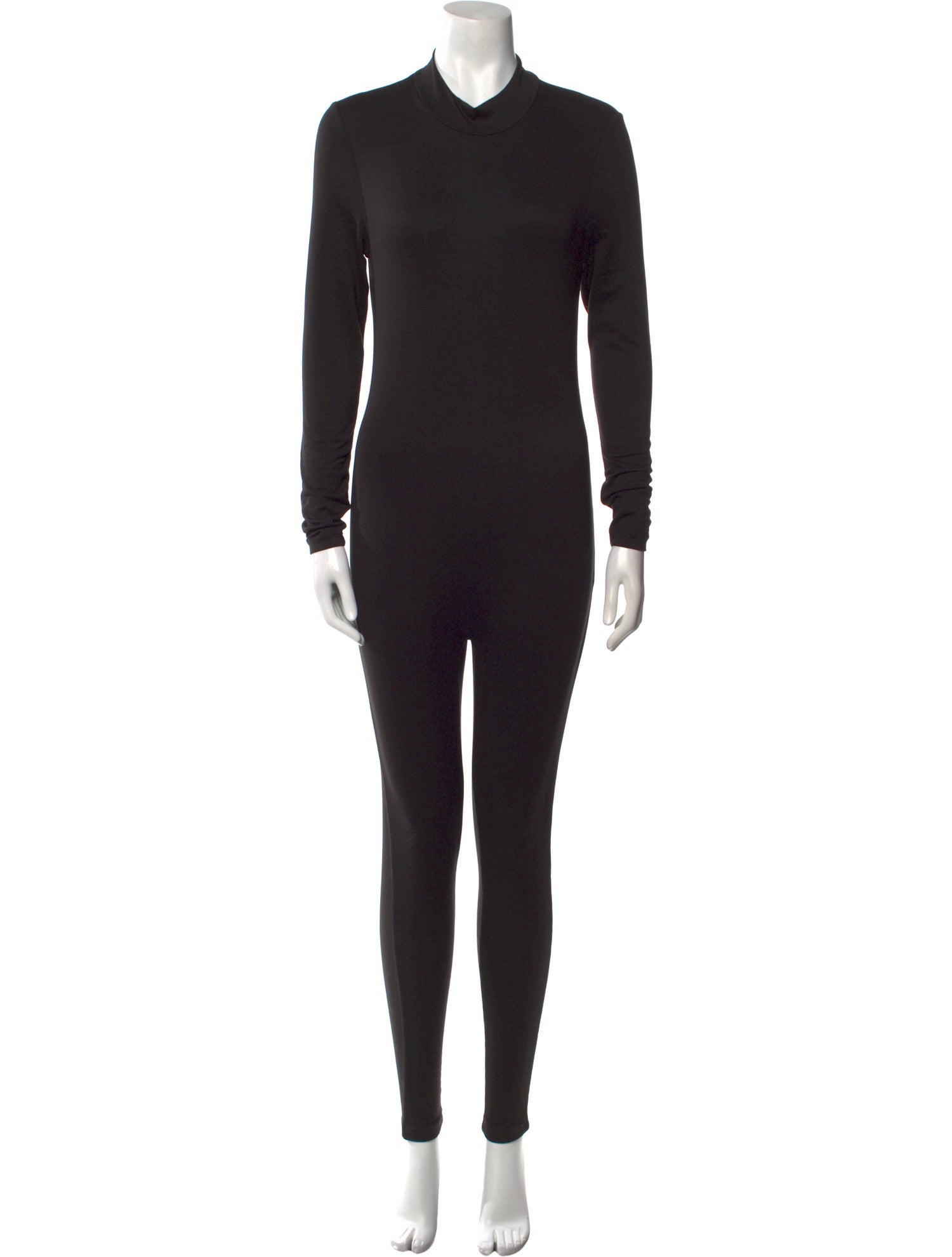 Bumpsuit Nylon Crew Neck Jumpsuit