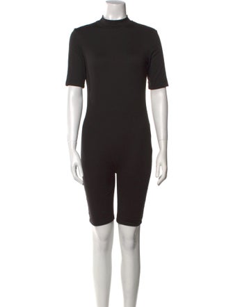 Bumpsuit Mock Neck Romper