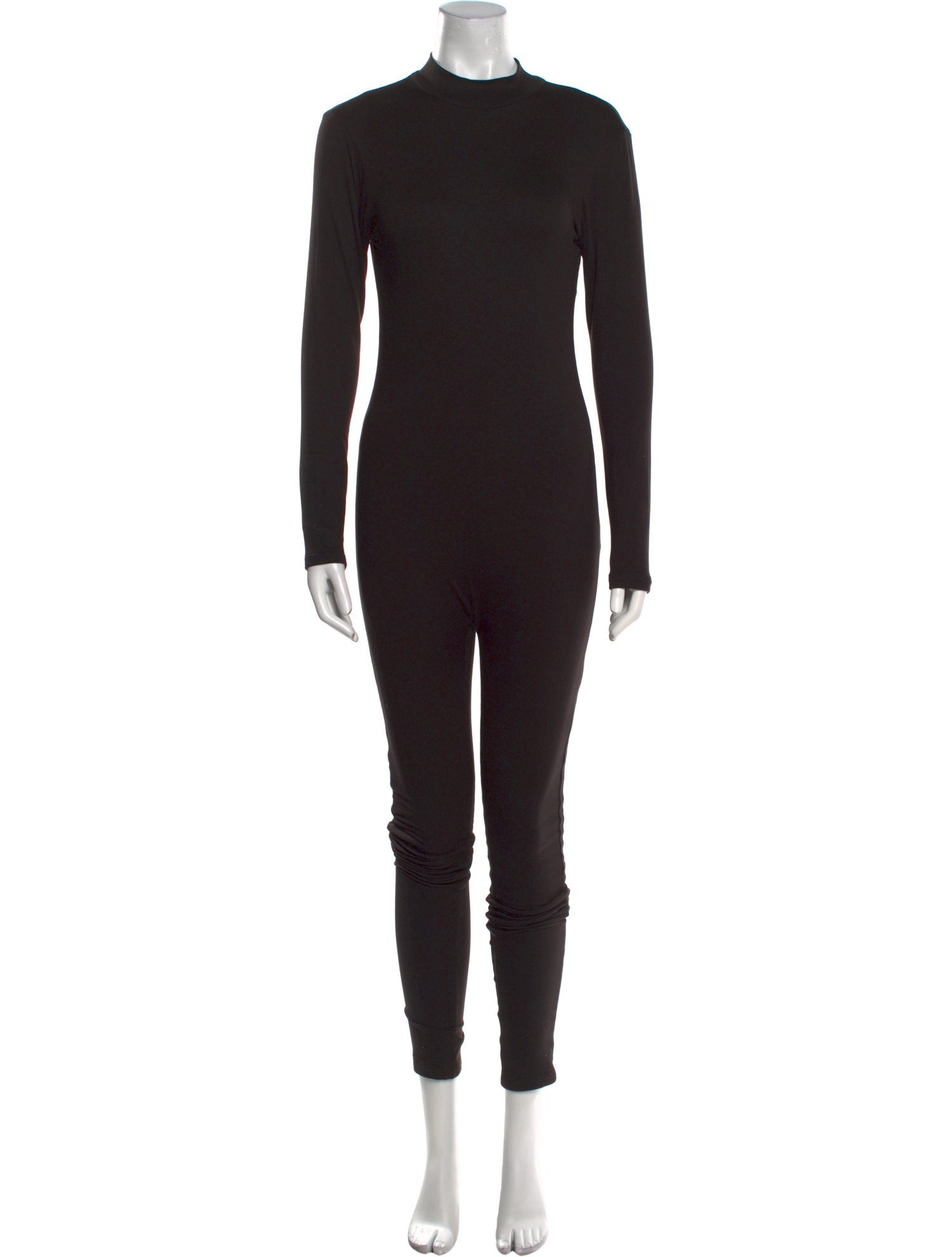 Bumpsuit Mock Neck Jumpsuit