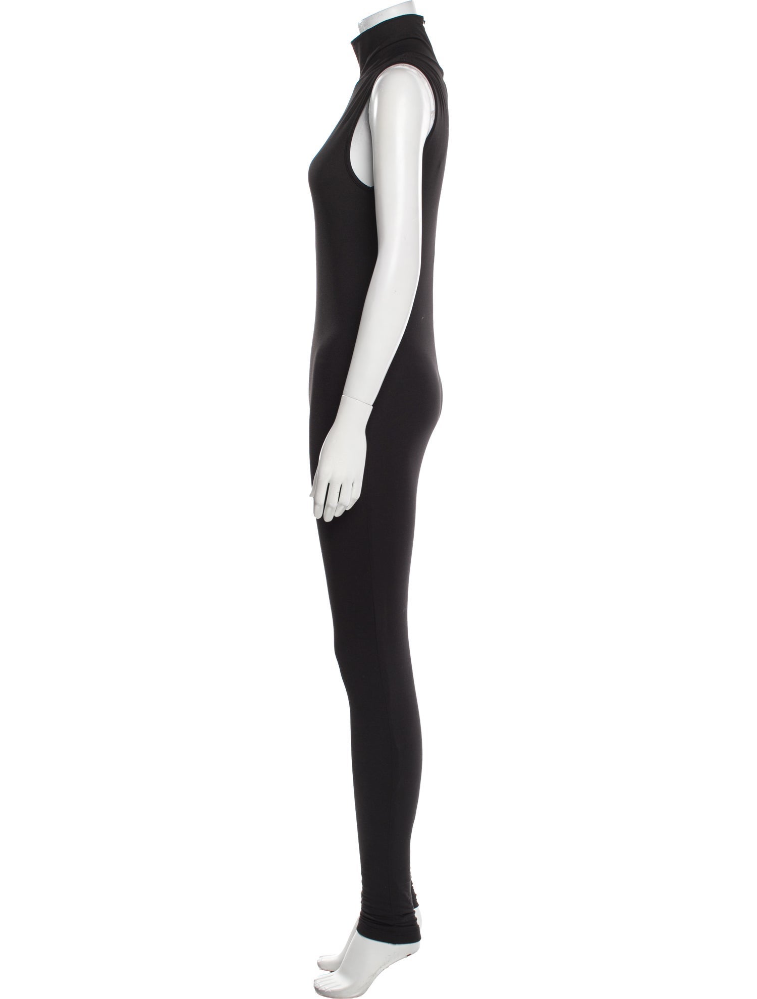 Bumpsuit Mock Neck Jumpsuit