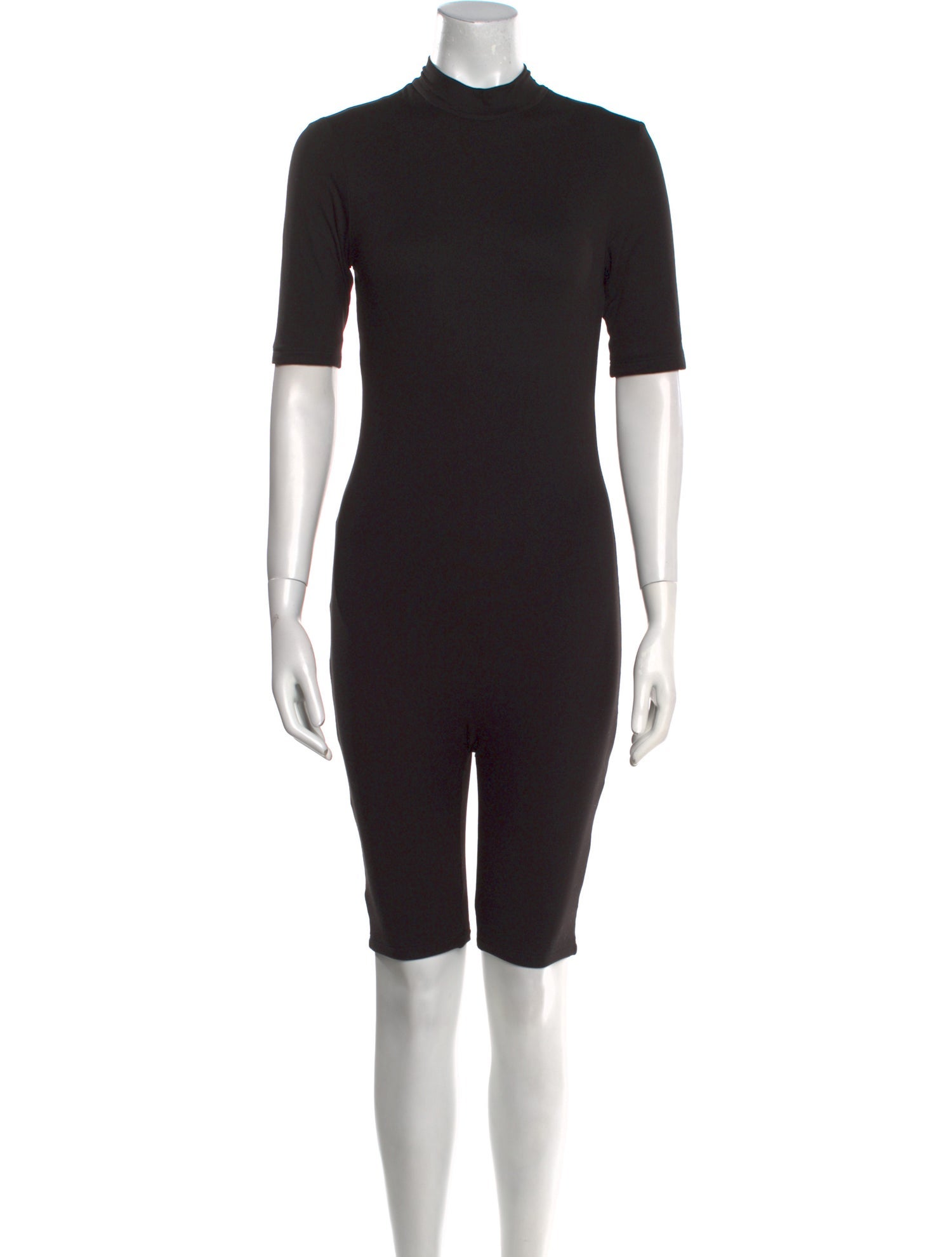 Bumpsuit Mock Neck Romper