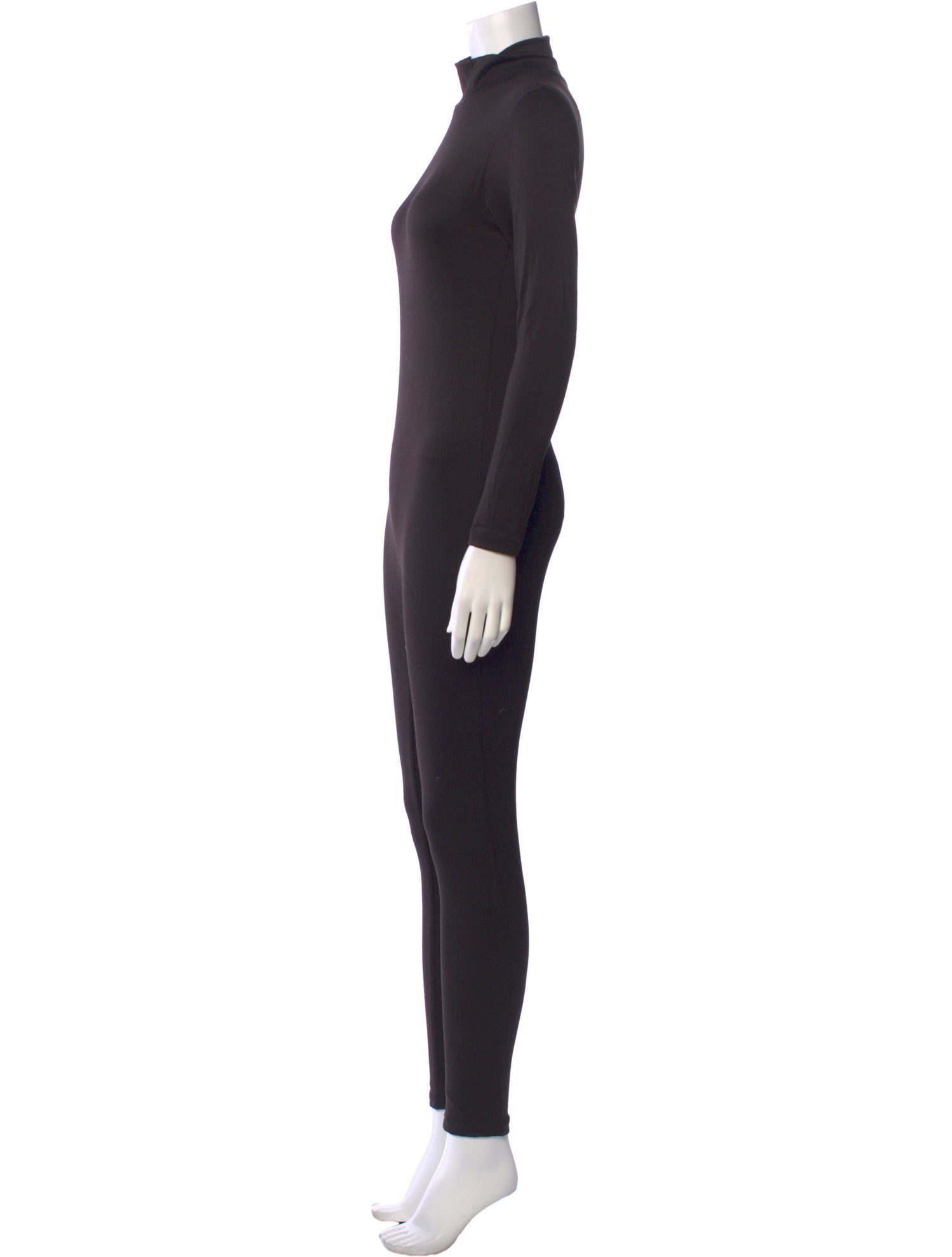 Bumpsuit Mock Neck Jumpsuit