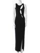 Bumpsuit Scoop Neck Long Dress