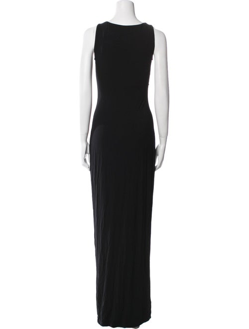 Bumpsuit Scoop Neck Long Dress