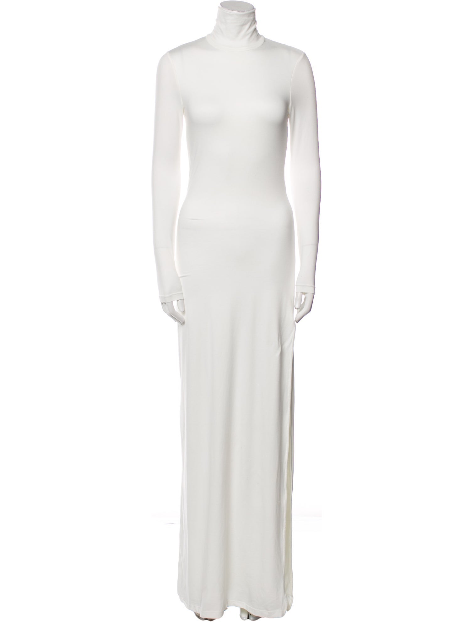 Bumpsuit Cowl Neck Long Dress