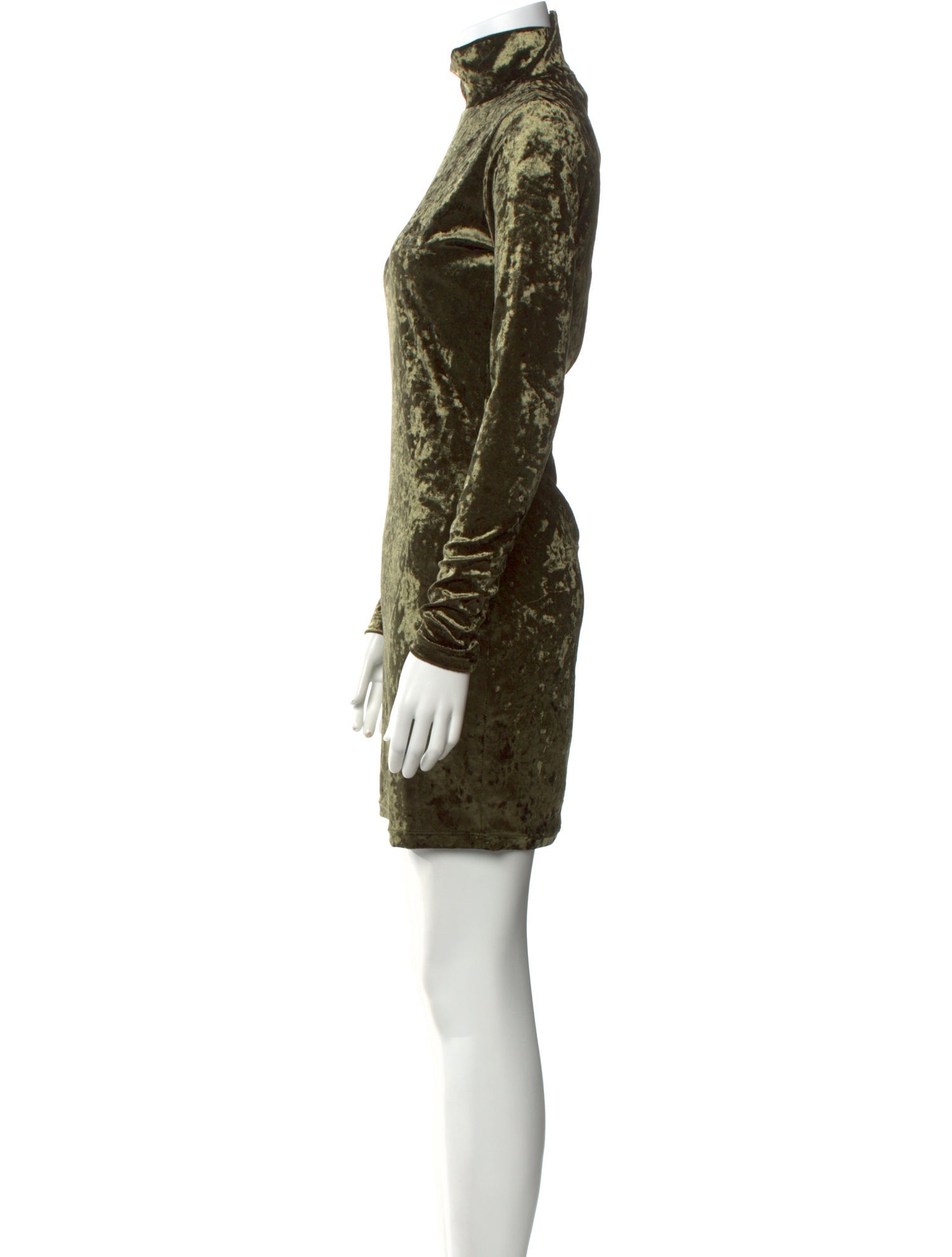 Bumpsuit Turtleneck Mini Dress