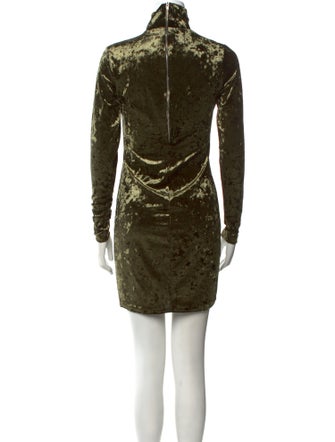 Bumpsuit Turtleneck Mini Dress