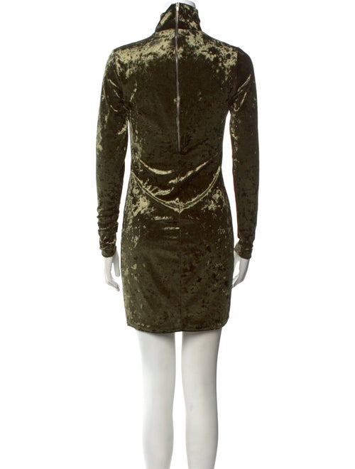 Bumpsuit Turtleneck Mini Dress