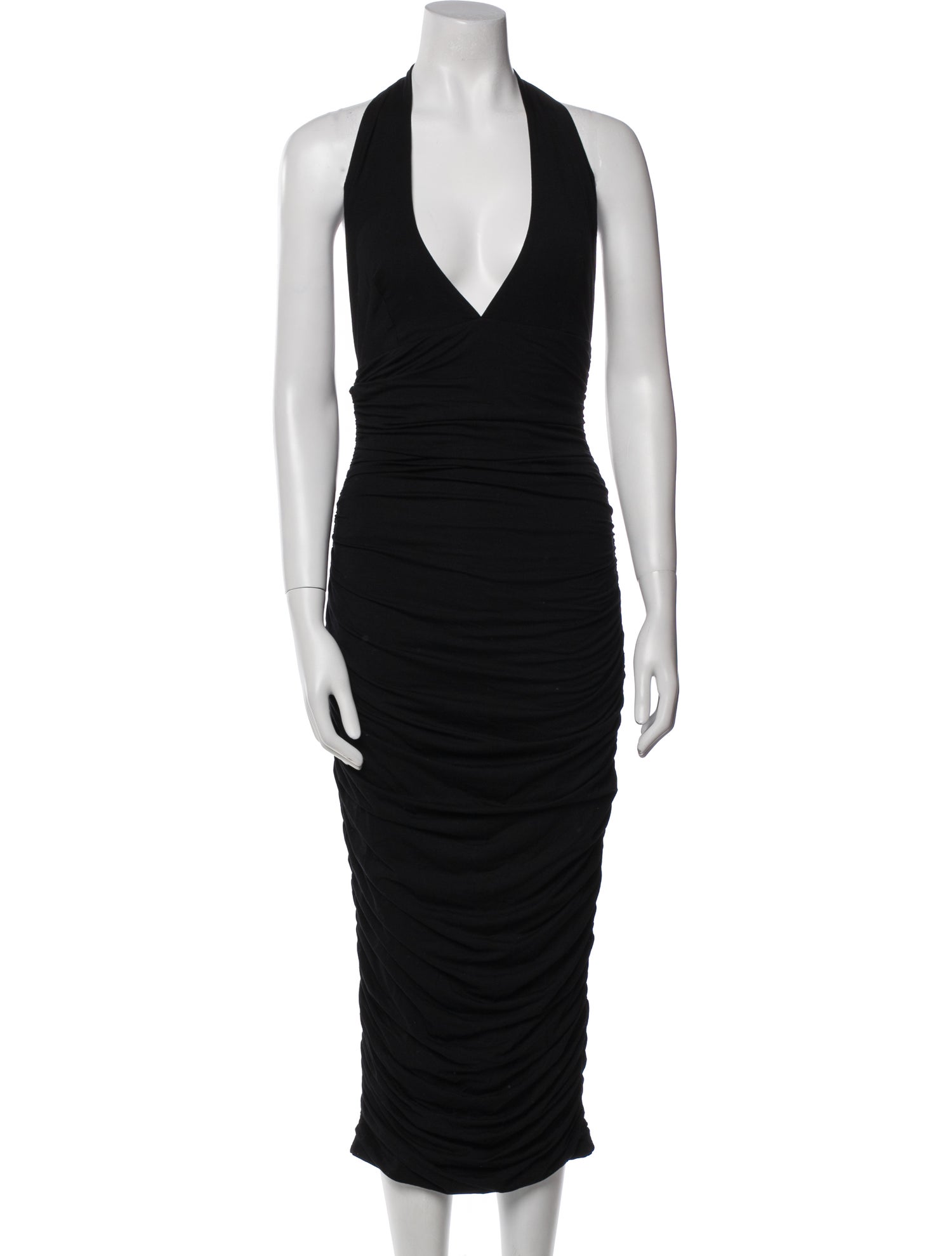 Bumpsuit V-Neck Long Dress w/ Tags