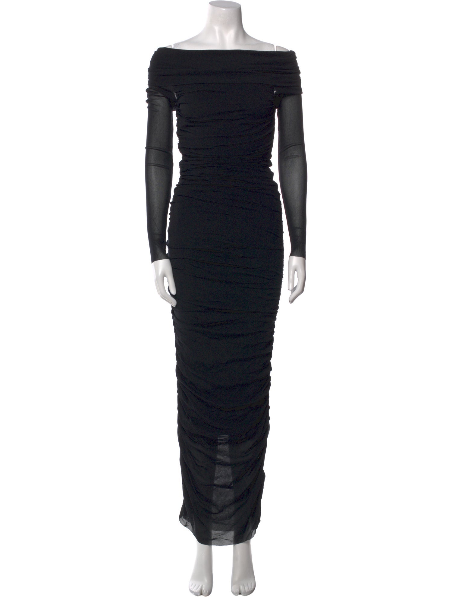 Bumpsuit Off-The-Shoulder Long Dress