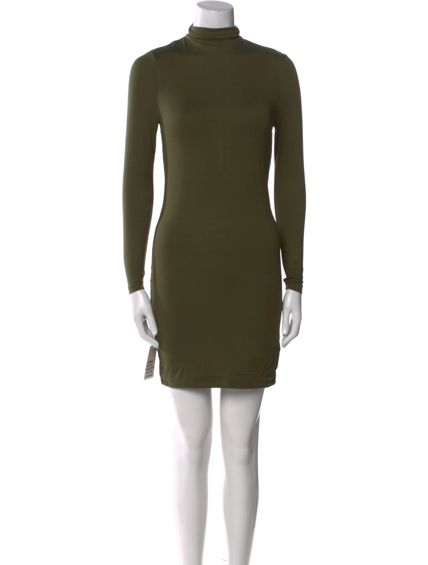 Bumpsuit Turtleneck Mini Dress