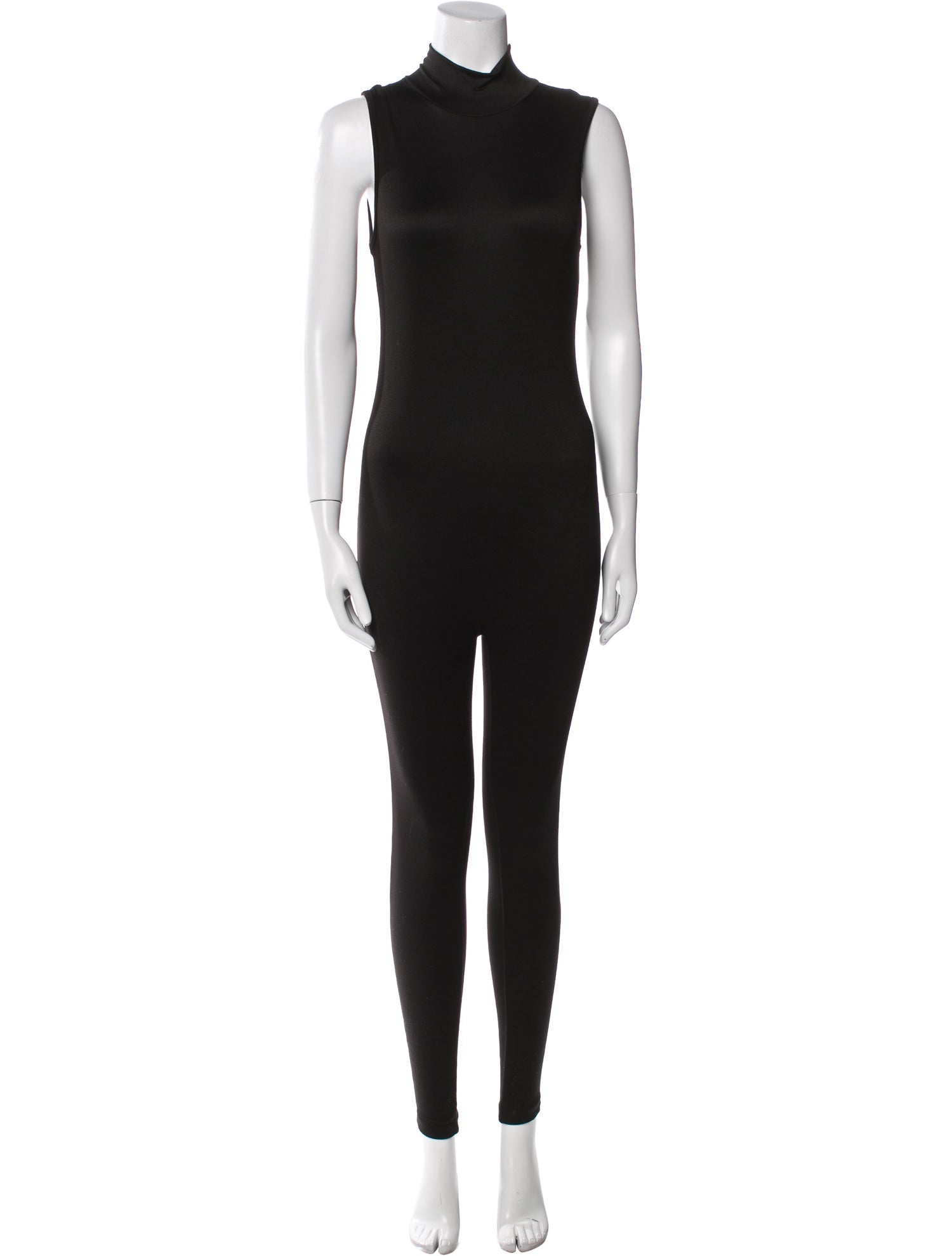 Bumpsuit Mock Neck Jumpsuit