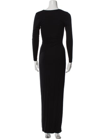 Bumpsuit V-Neck Long Dress