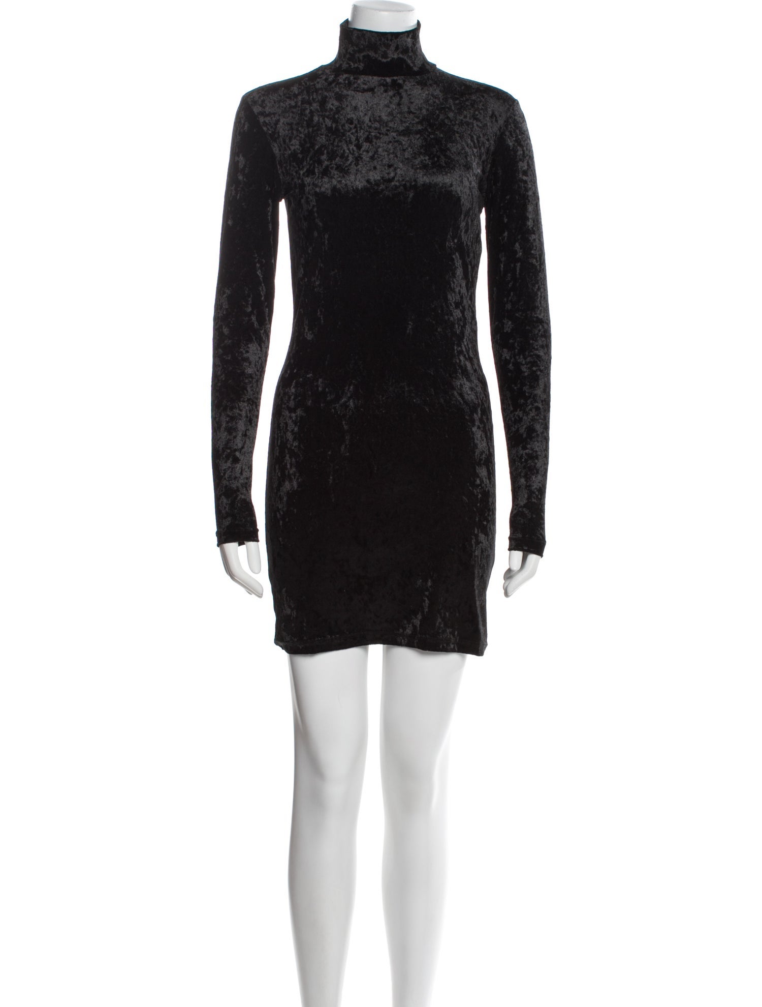 Bumpsuit Turtleneck Mini Dress