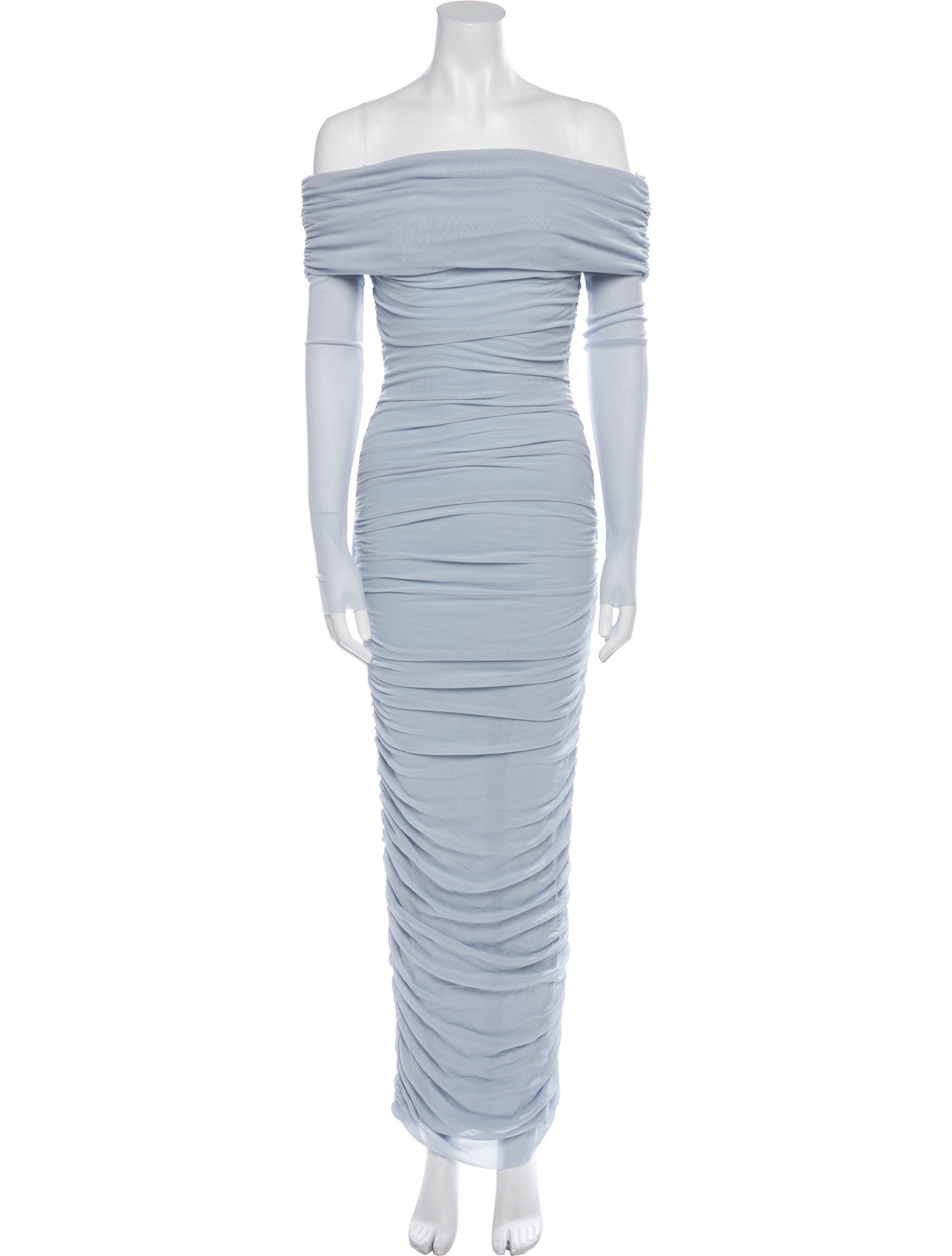 Bumpsuit Off-The-Shoulder Long Dress w/ Tags