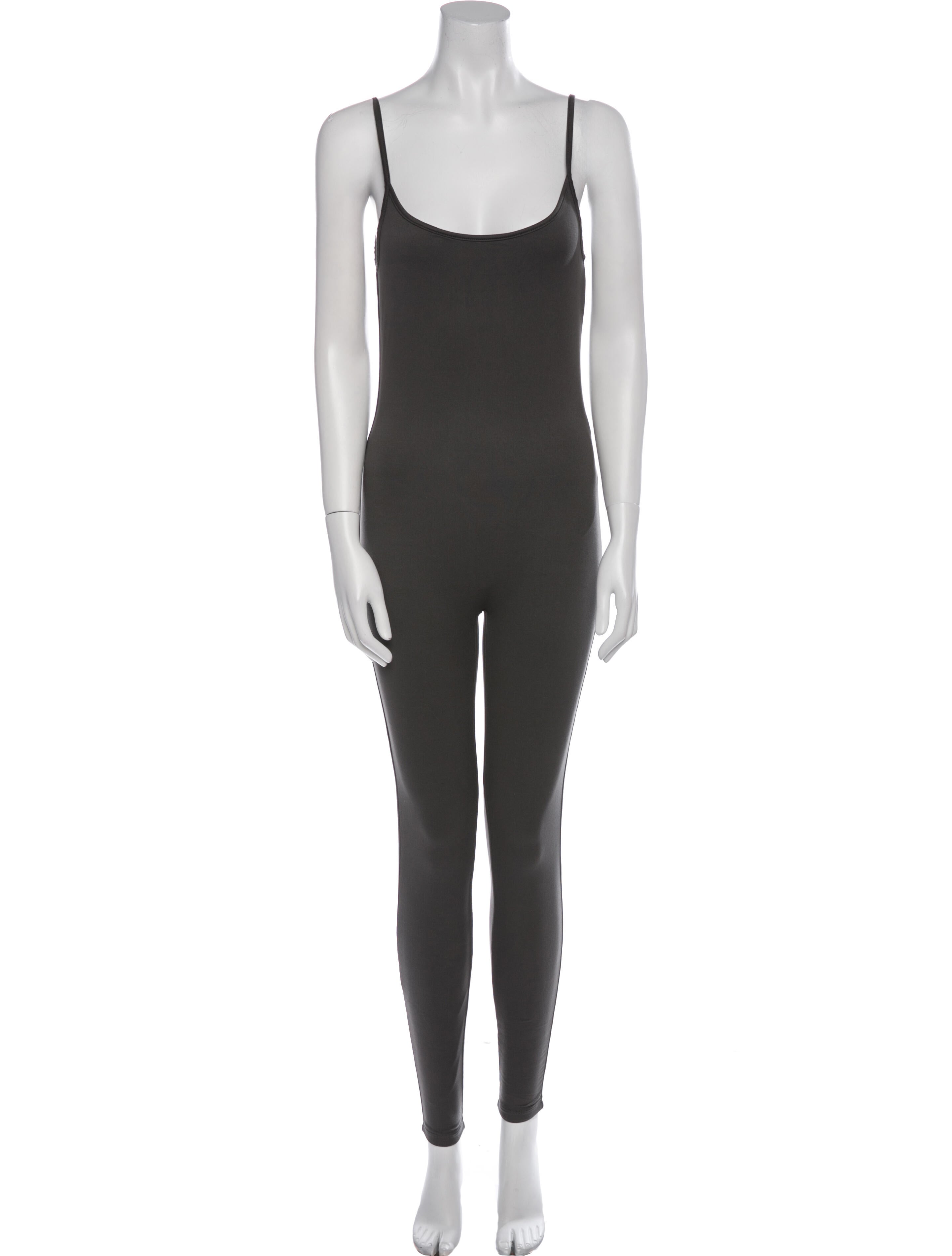 Bumpsuit Nylon Scoop Neck Jumpsuit