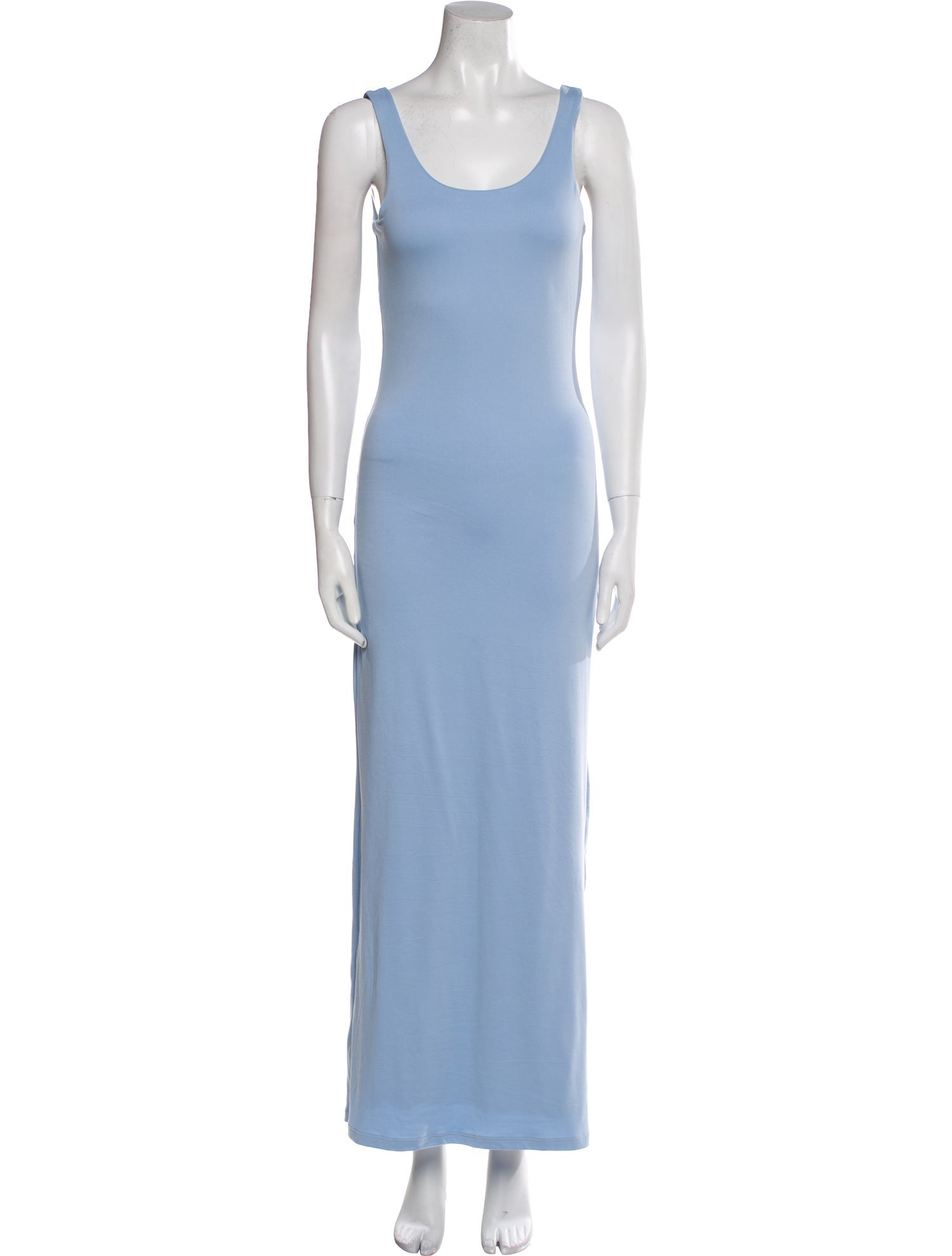 Bumpsuit Scoop Neck Long Dress