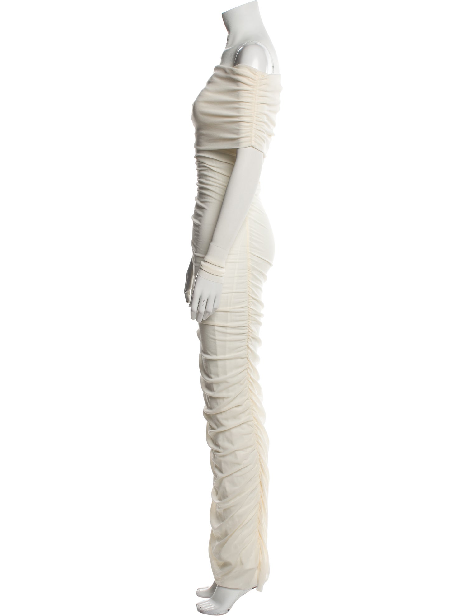 Bumpsuit Off-The-Shoulder Long Dress