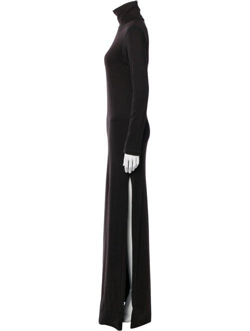 Bumpsuit Turtleneck Long Dress