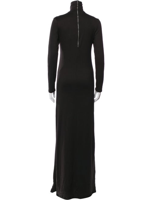 Bumpsuit Turtleneck Long Dress
