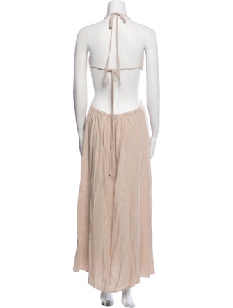 Bumpsuit Halterneck Long Dress