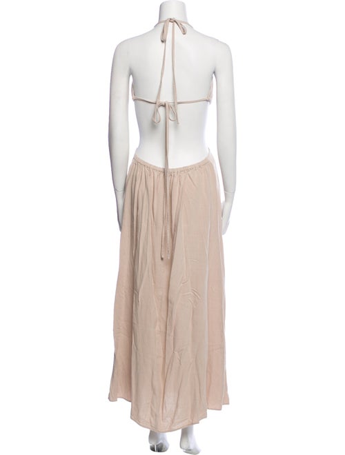 Bumpsuit Halterneck Long Dress