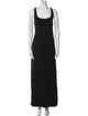 Bumpsuit Scoop Neck Long Dress