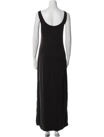 Bumpsuit Scoop Neck Long Dress