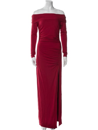 Bumpsuit Off-The-Shoulder Long Dress