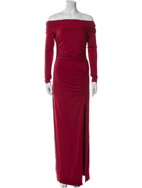 Bumpsuit Off-The-Shoulder Long Dress