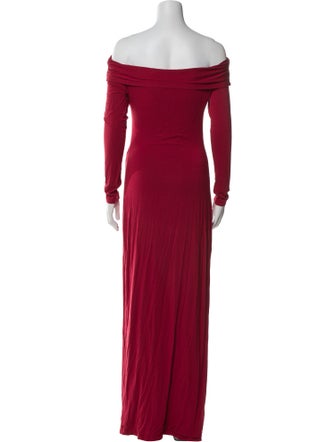 Bumpsuit Off-The-Shoulder Long Dress