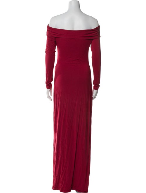 Bumpsuit Off-The-Shoulder Long Dress