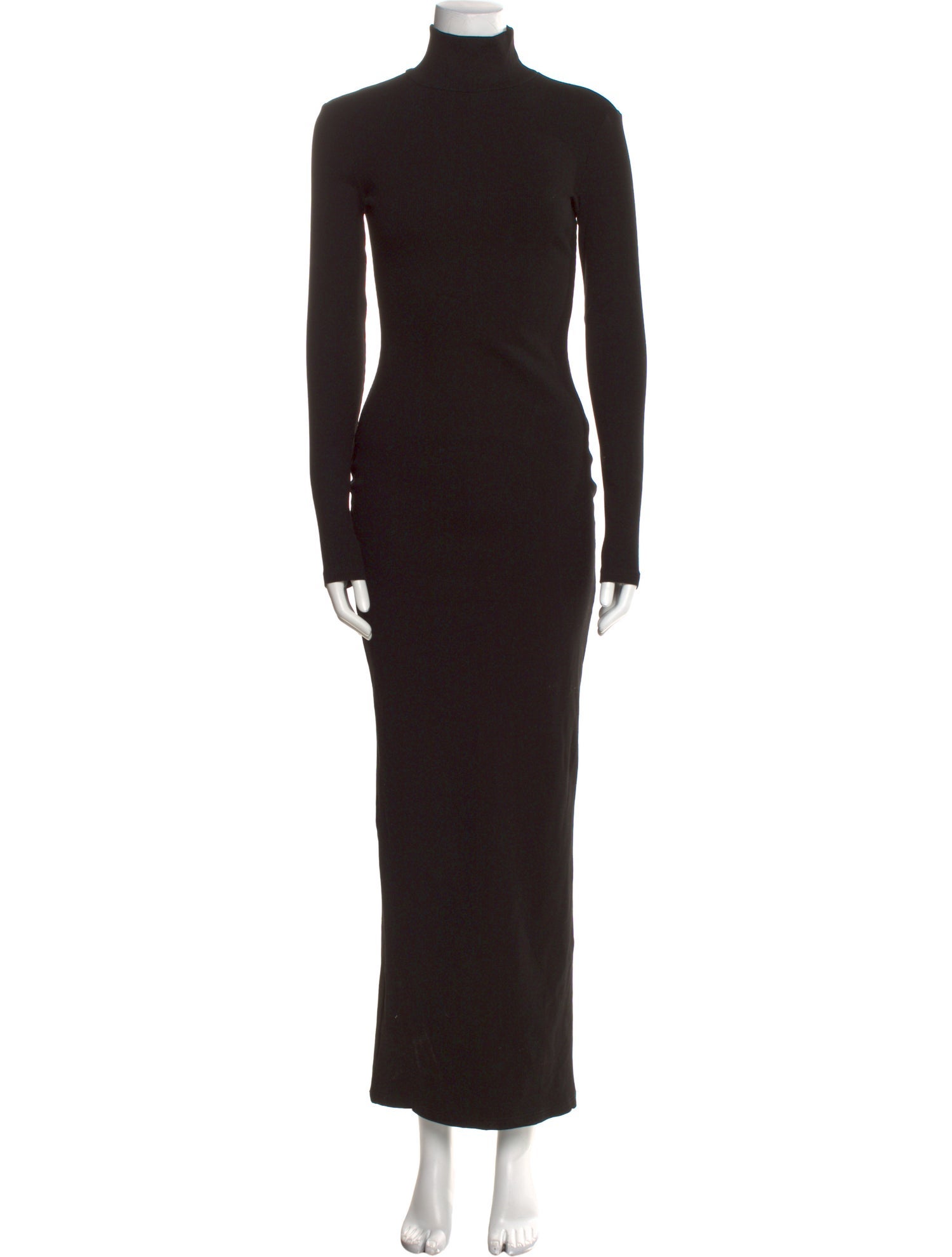 Bumpsuit Turtleneck Long Dress