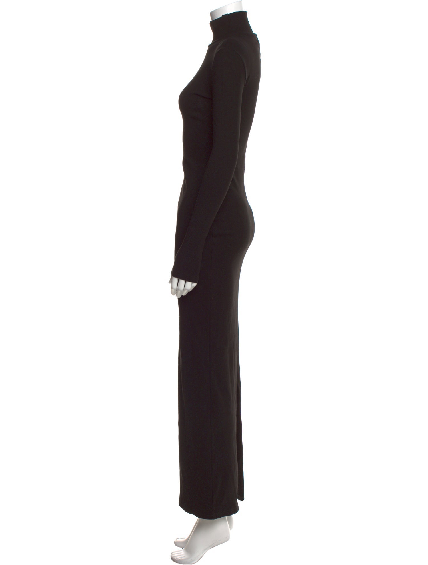 Bumpsuit Turtleneck Long Dress