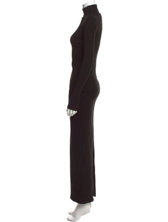 Bumpsuit Turtleneck Long Dress