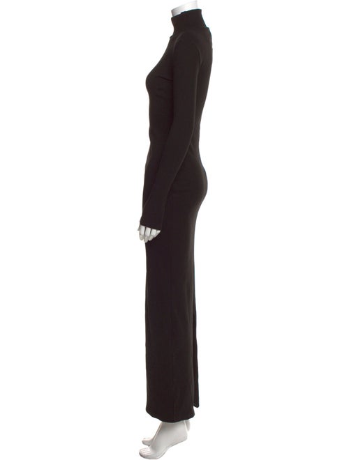 Bumpsuit Turtleneck Long Dress