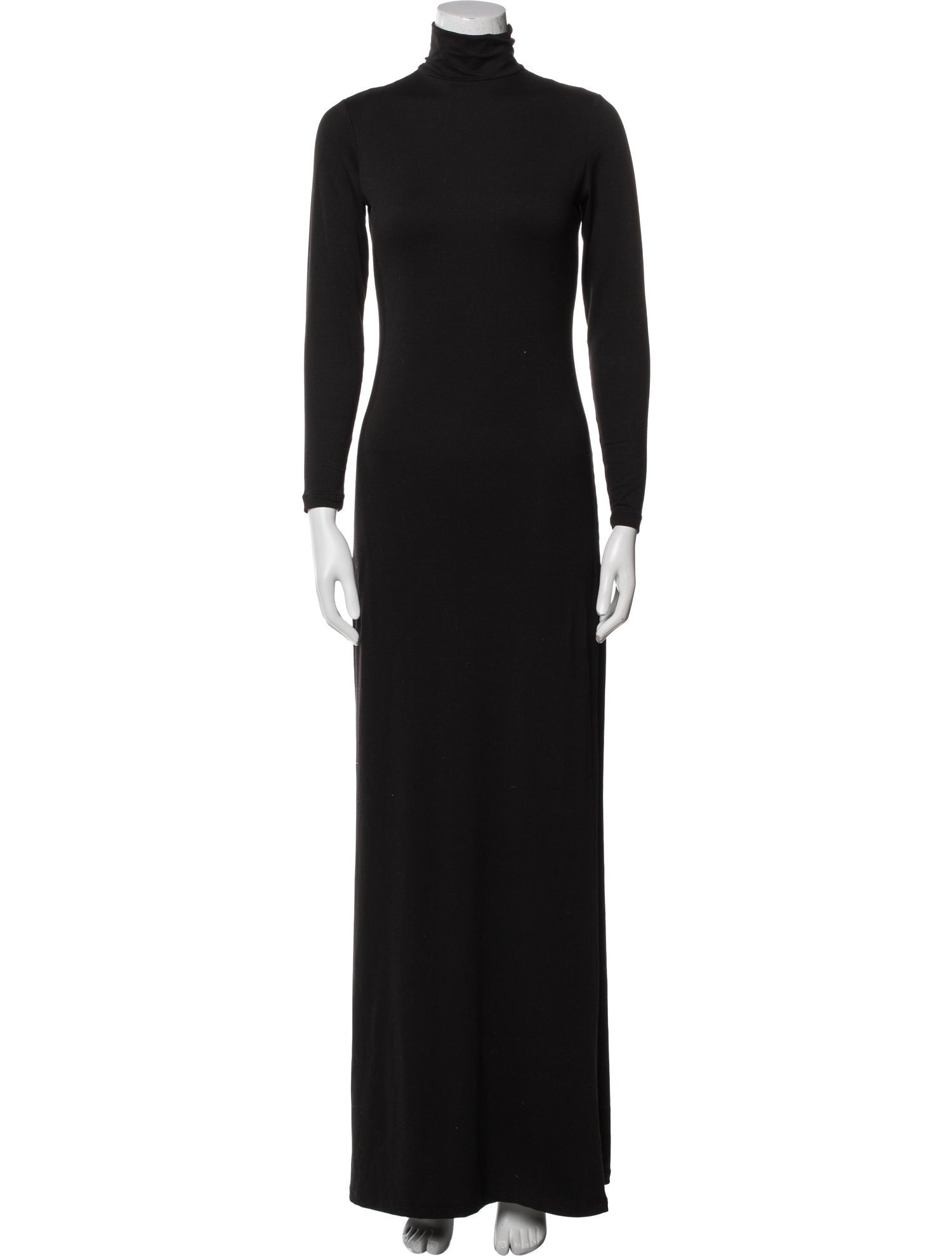 Bumpsuit Turtleneck Long Dress
