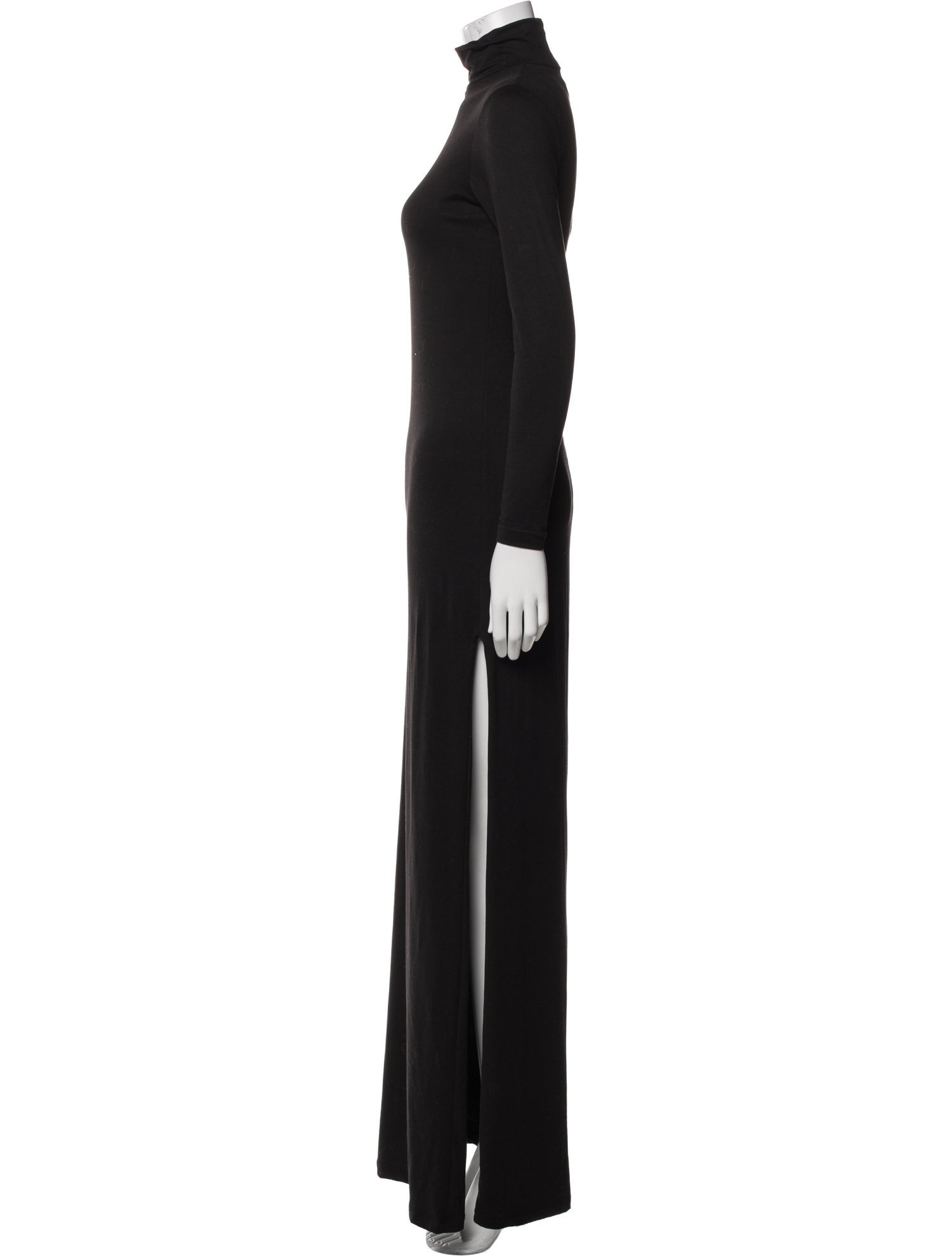 Bumpsuit Turtleneck Long Dress