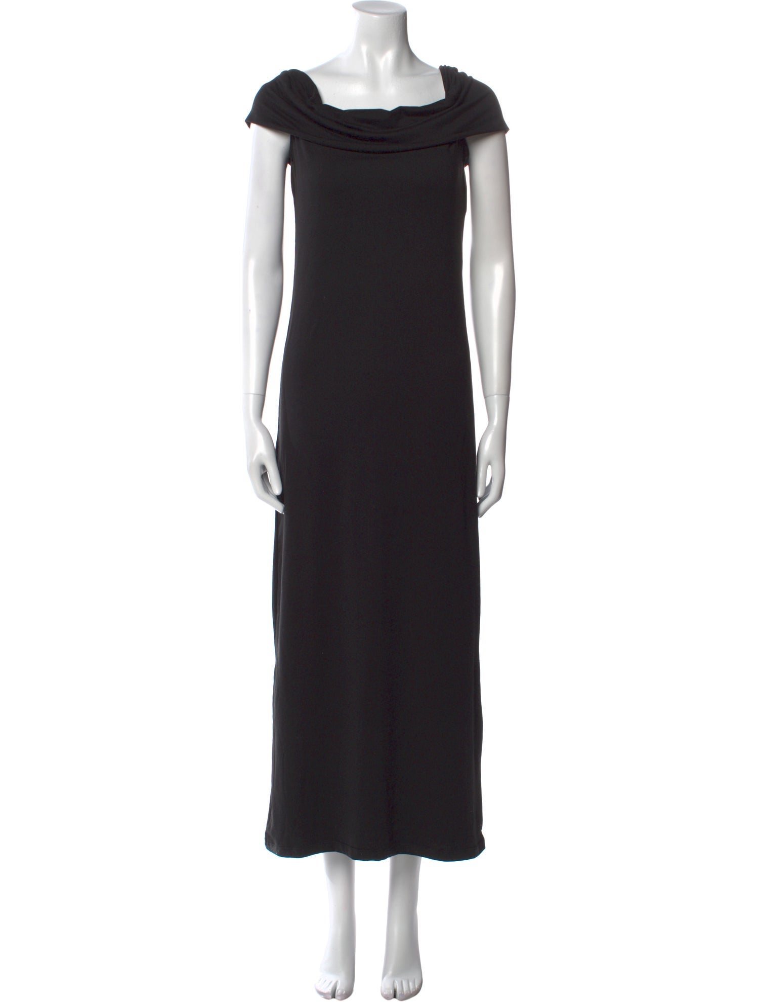 Bumpsuit Cowl Neck Long Dress