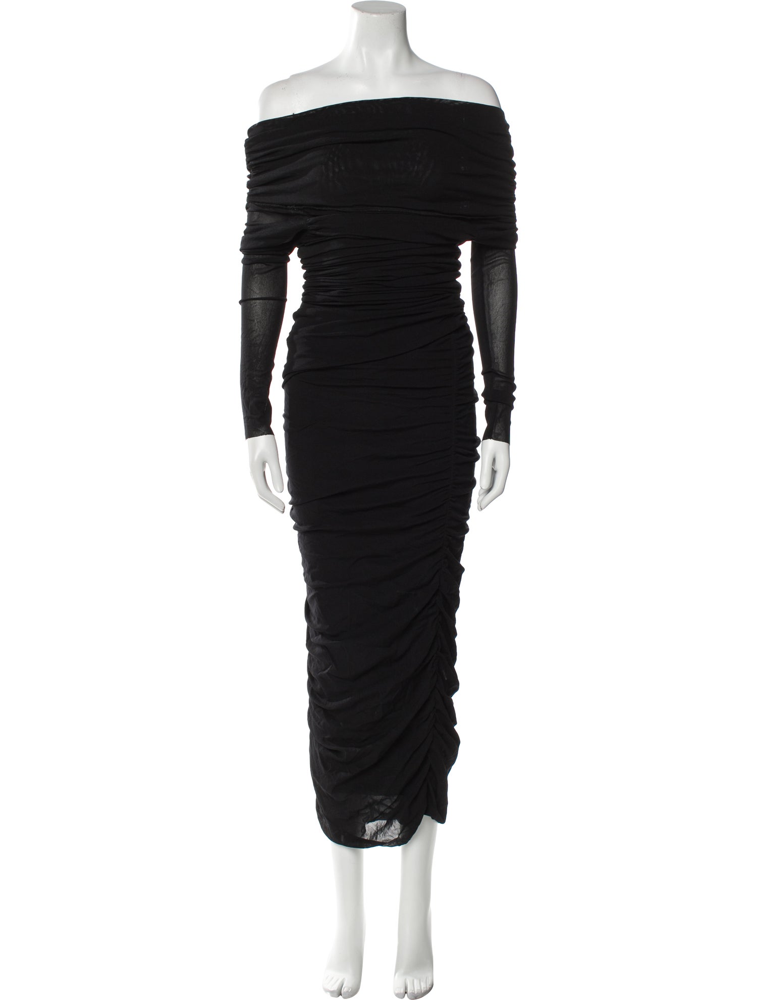 Bumpsuit Off-The-Shoulder Long Dress