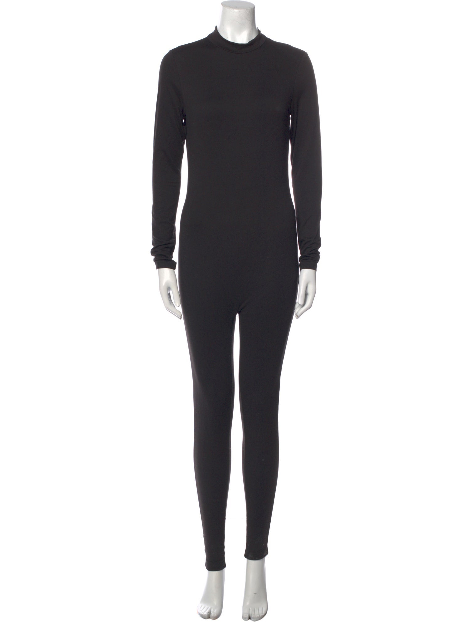 Bumpsuit Mock Neck Jumpsuit