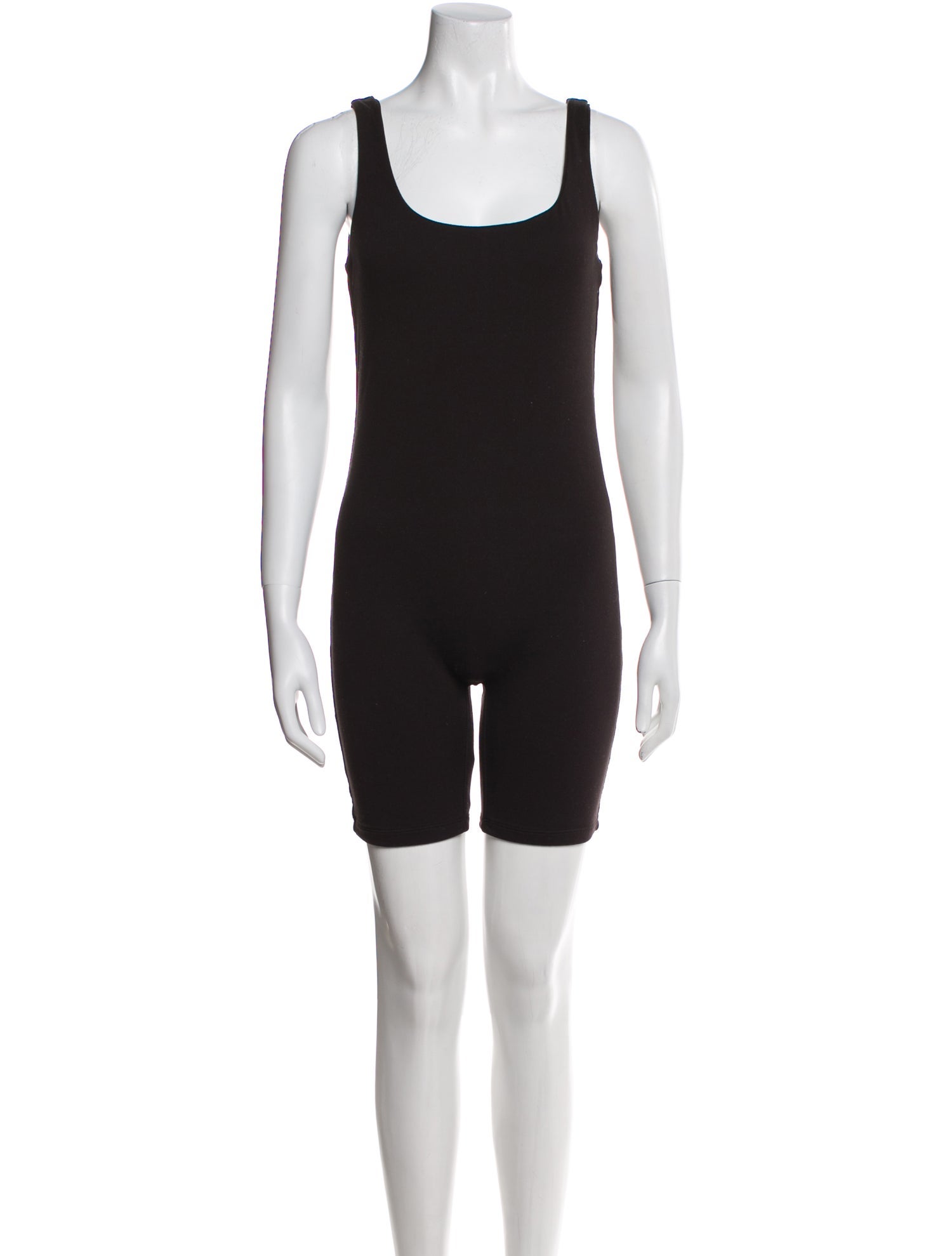 Bumpsuit Square Neckline Romper