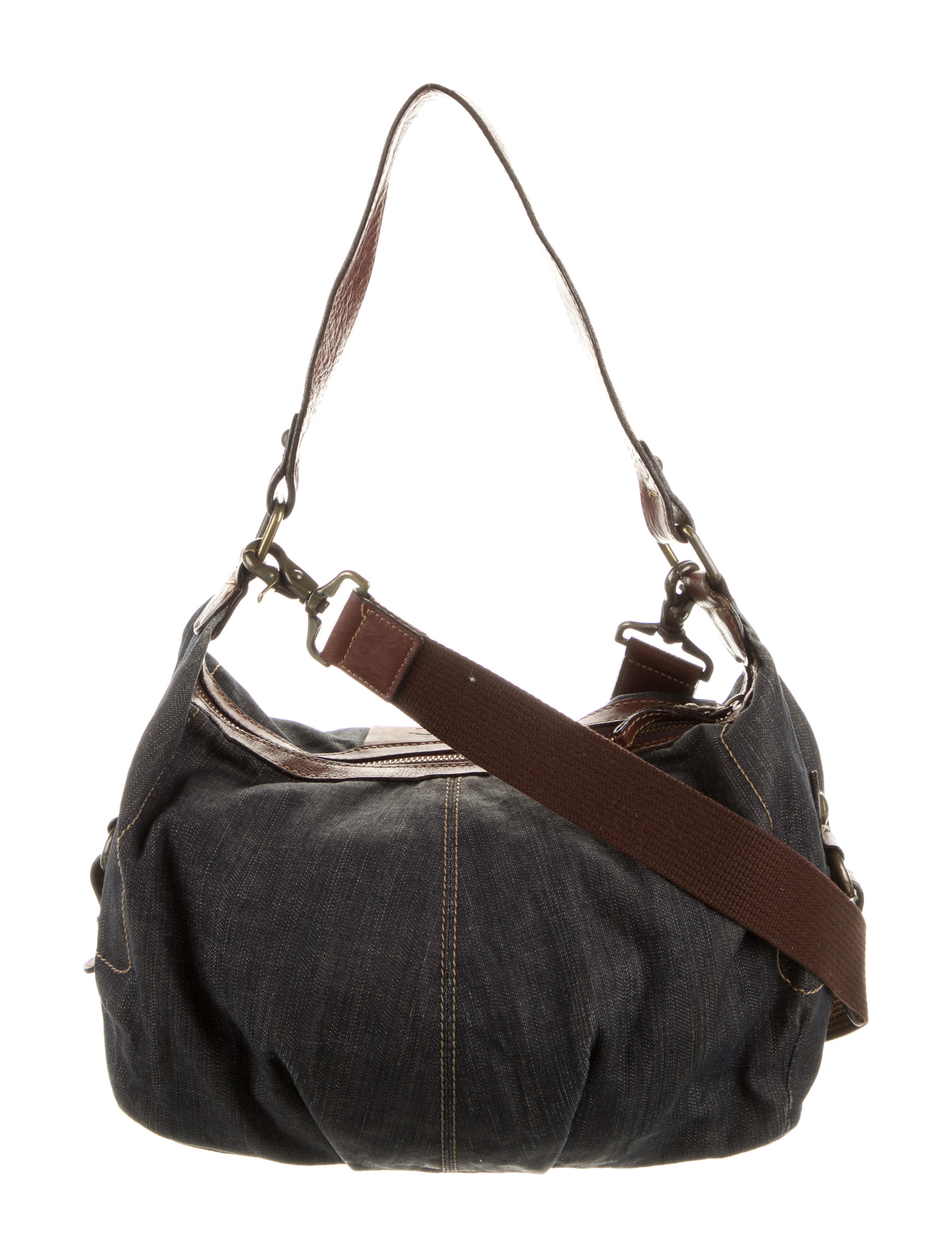 Burberry Blue Label Denim Shoulder Bag - Blue Shoulder Bags