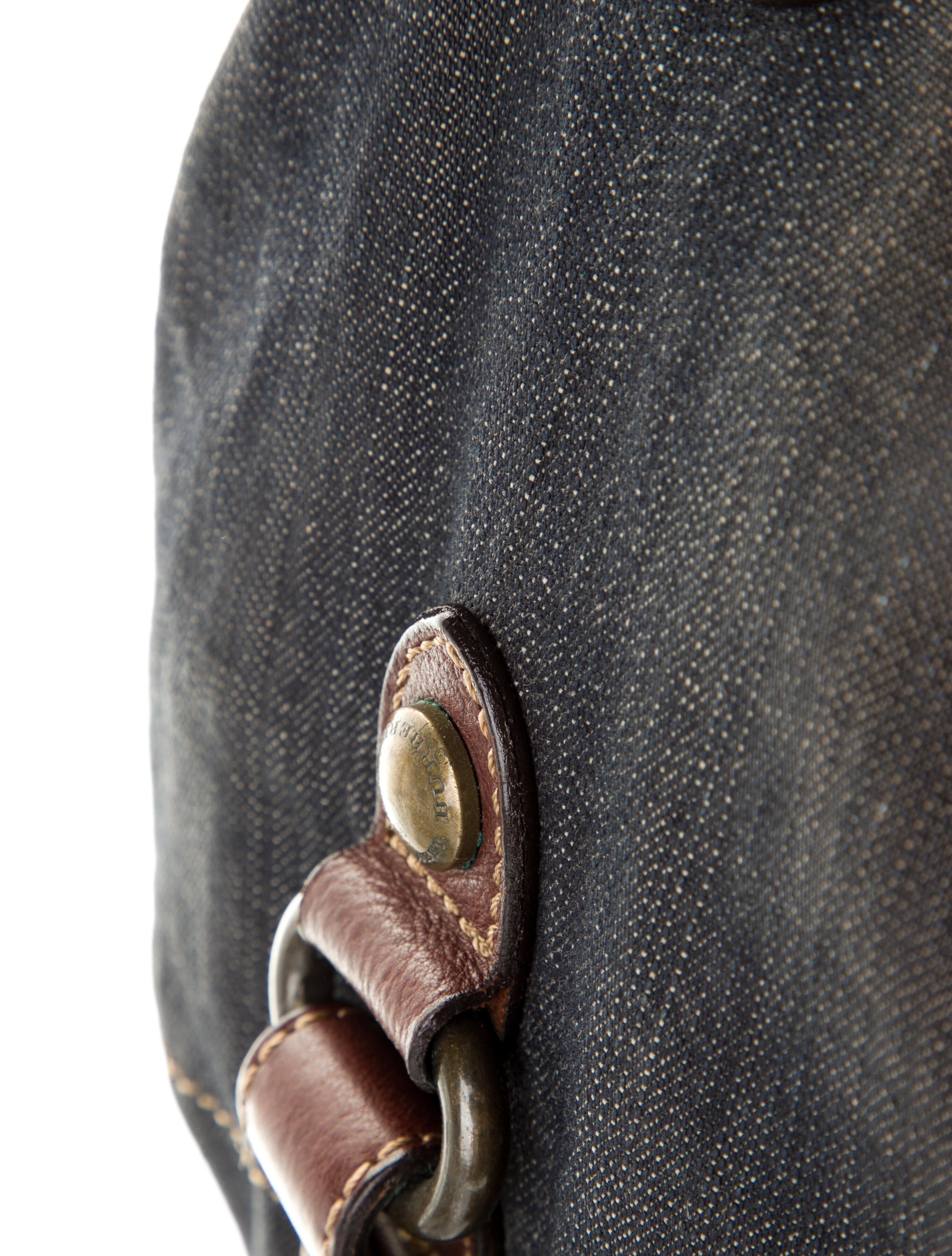 Burberry Blue Label Denim Shoulder Bag - Blue Shoulder Bags