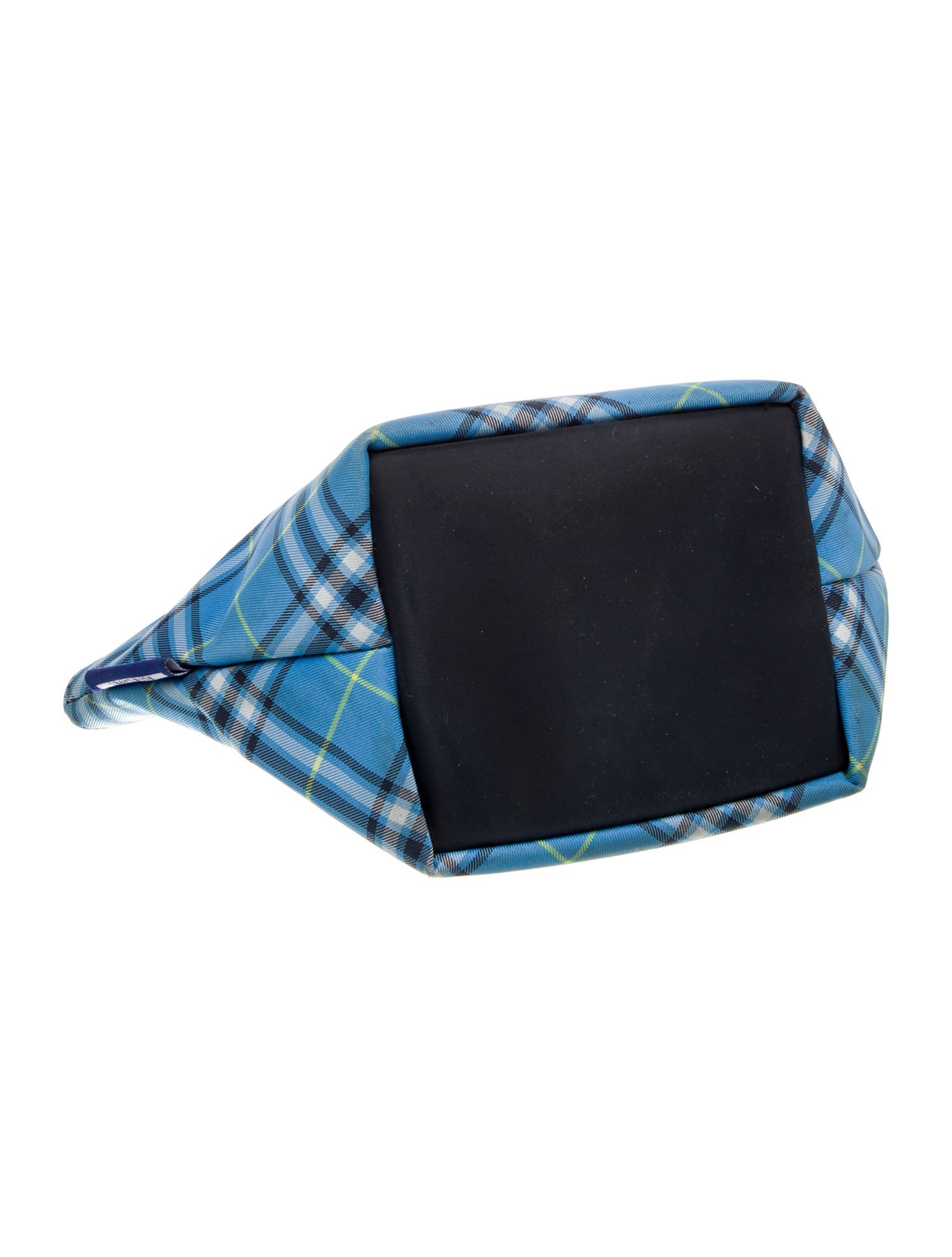 Burberry Blue Label Nova Check Top Handle Bag Mini - Blue Handle