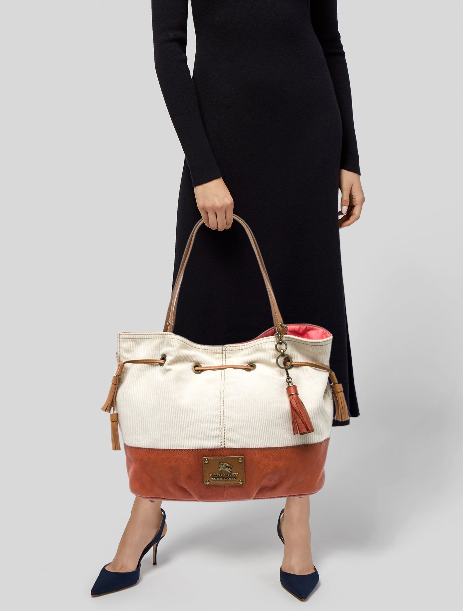 Burberry Blue Label Canvas Tote