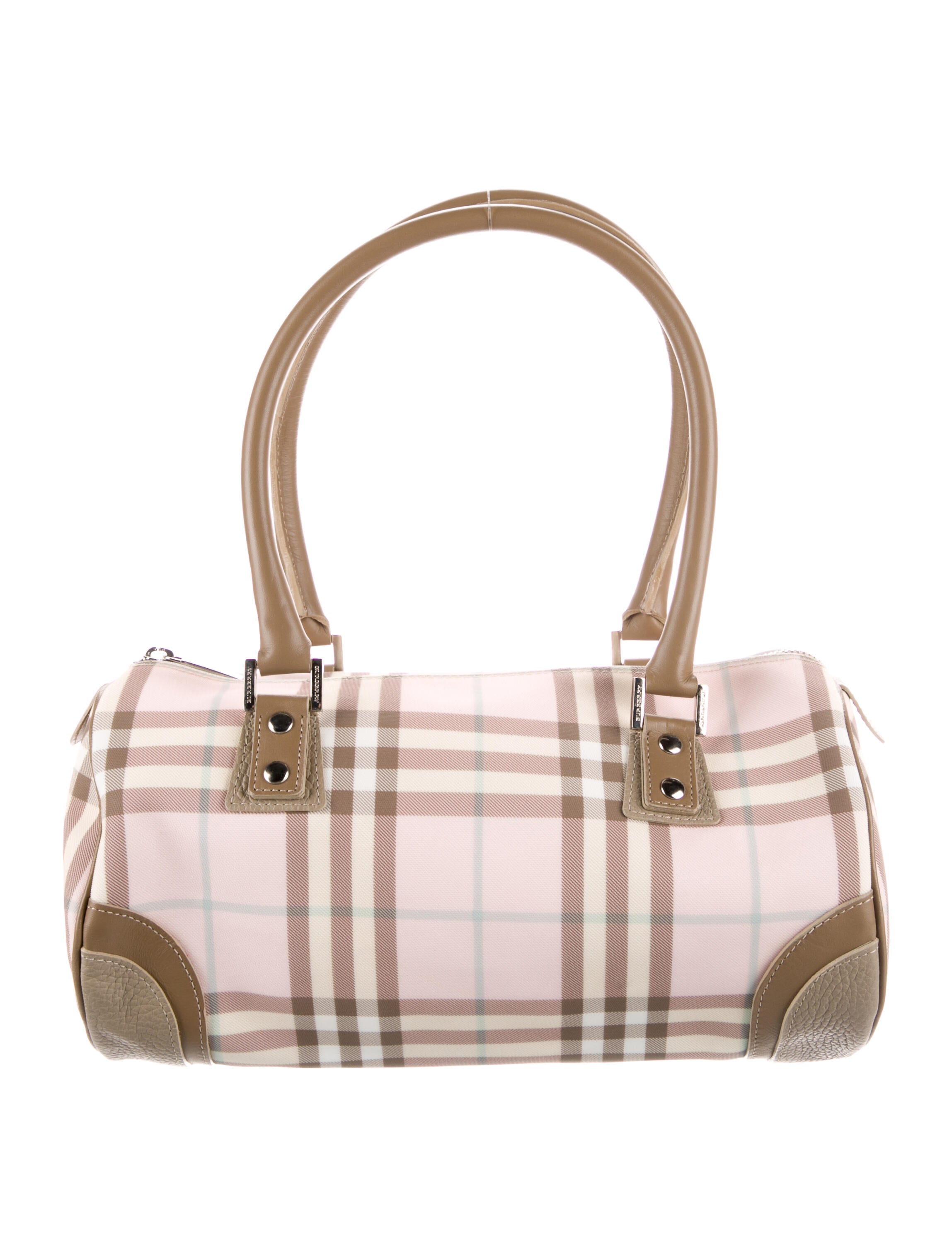 バッグ Burberry London Burberry London Blue Label Black Canvas Tote Hand Bag Shoulder Bag