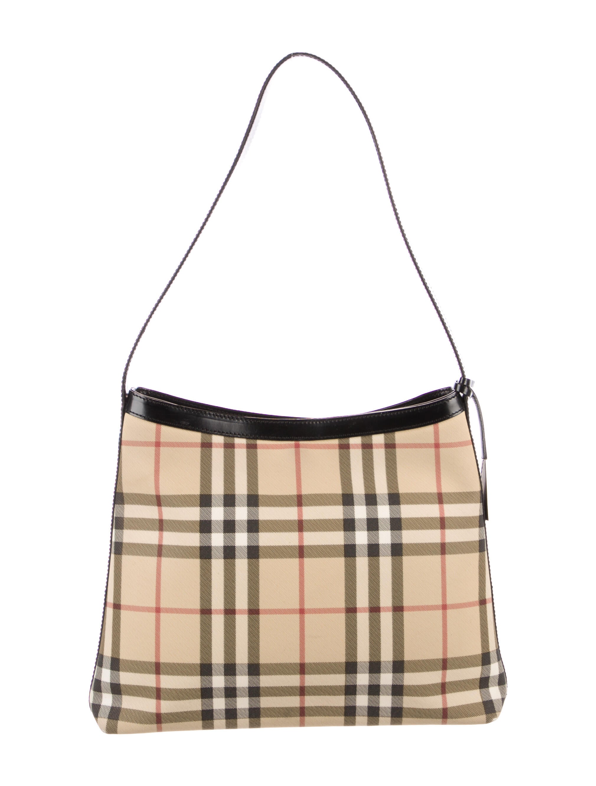 Burberry London Vintage Check Shoulder Bag Neutrals Shoulder Bags