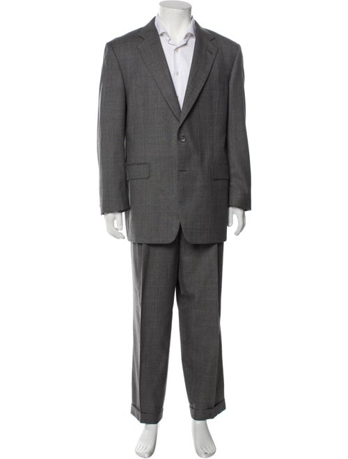 Burberry London Plaid Print Two-Piece Suit